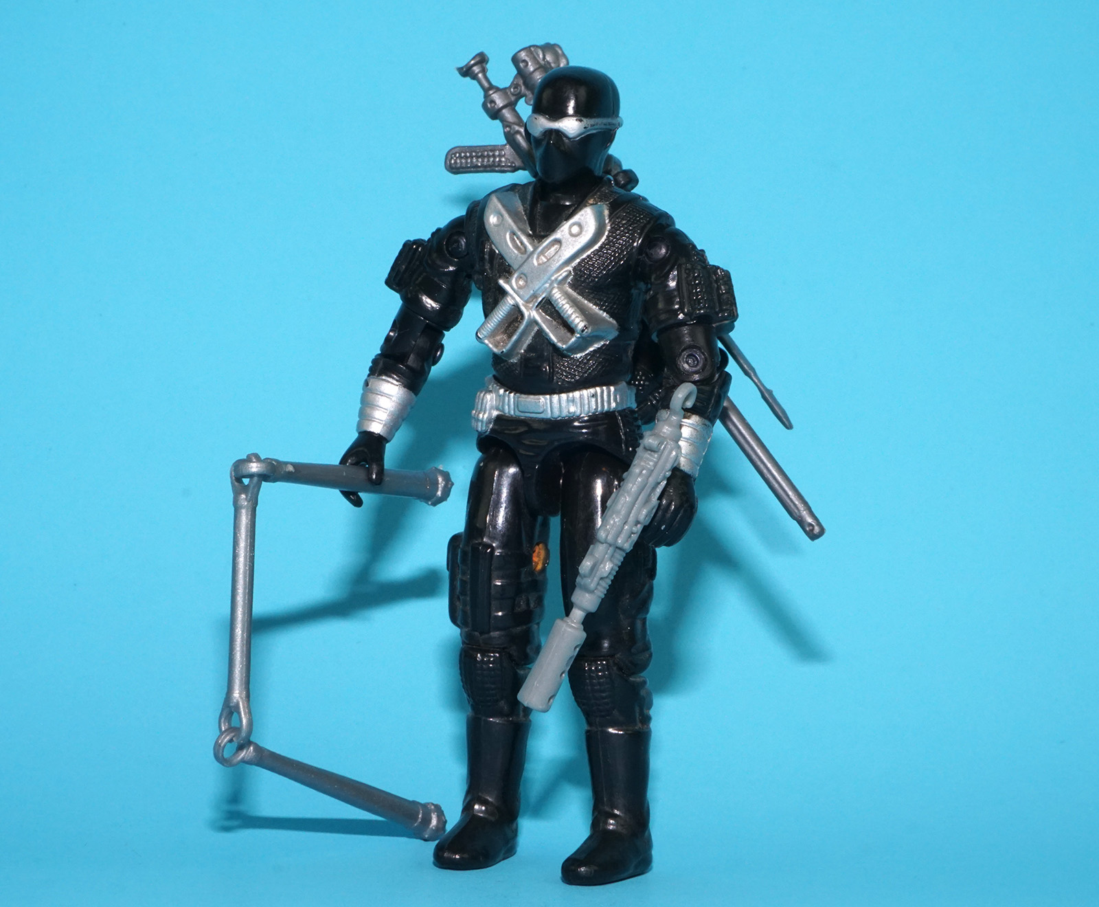 1989 GI JOE SNAKE EYES v3 100% COMPLETE C9 HASBRO - Image 2