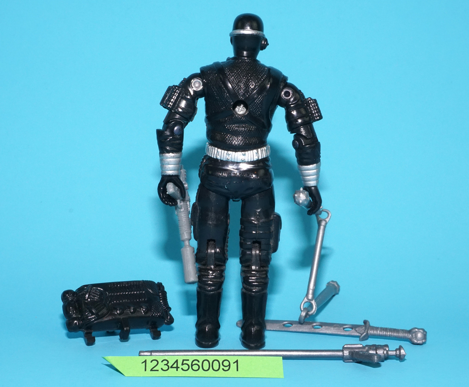 1989 GI JOE SNAKE EYES v3 100% COMPLETE C9 HASBRO - Image 3