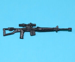 1989 GI JOE PYTHON PATROL OFFICER v1 ORIGINAL SPARE PART RIFLE GUN HASBRO