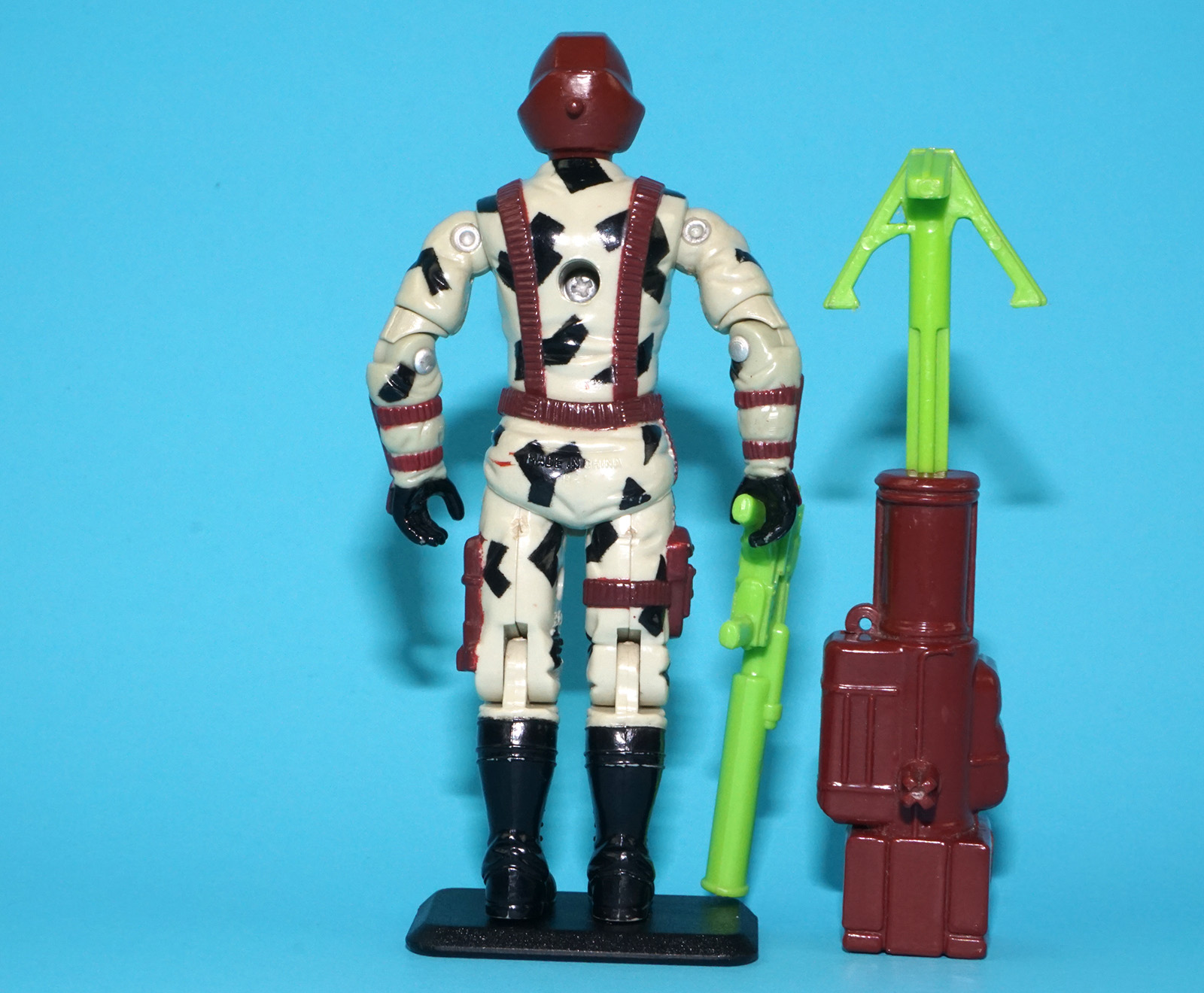 1990 GI JOE ROCK-VIPER v1 EURO MISSILE VARIANT 100% COMPLETE C9+ HASBRO - Image 3