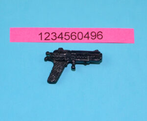 1989 GI JOE NIGHT FORCE SHOCKWAVE v2 ORIGINAL SPARE PART PISTOL GUN HASBRO
