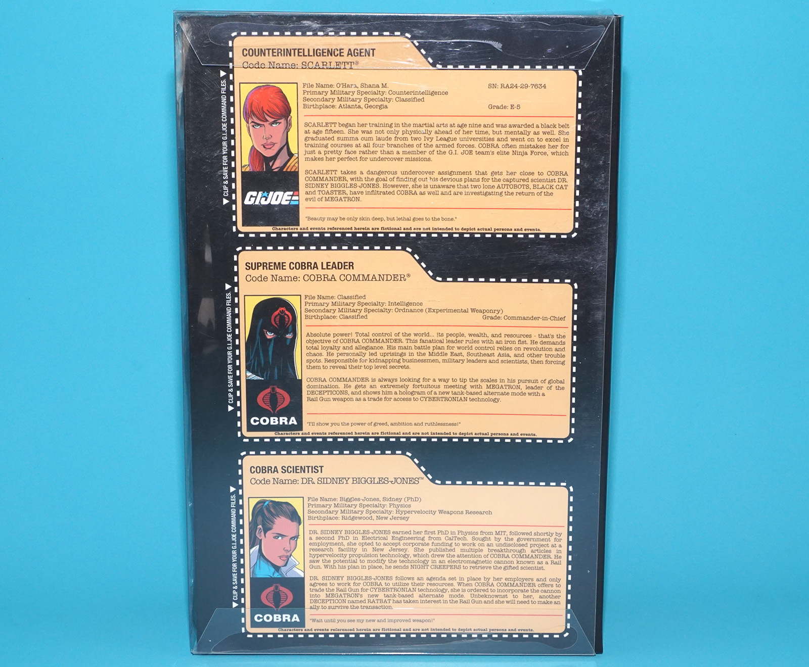 2018 GI JOE NINJA FORCE AND TRANSFORMERS CROSSOVER SET MIB MISB SEALED BOX COLLECTORS CLUB EXCLUSIVE HASBRO - Image 18