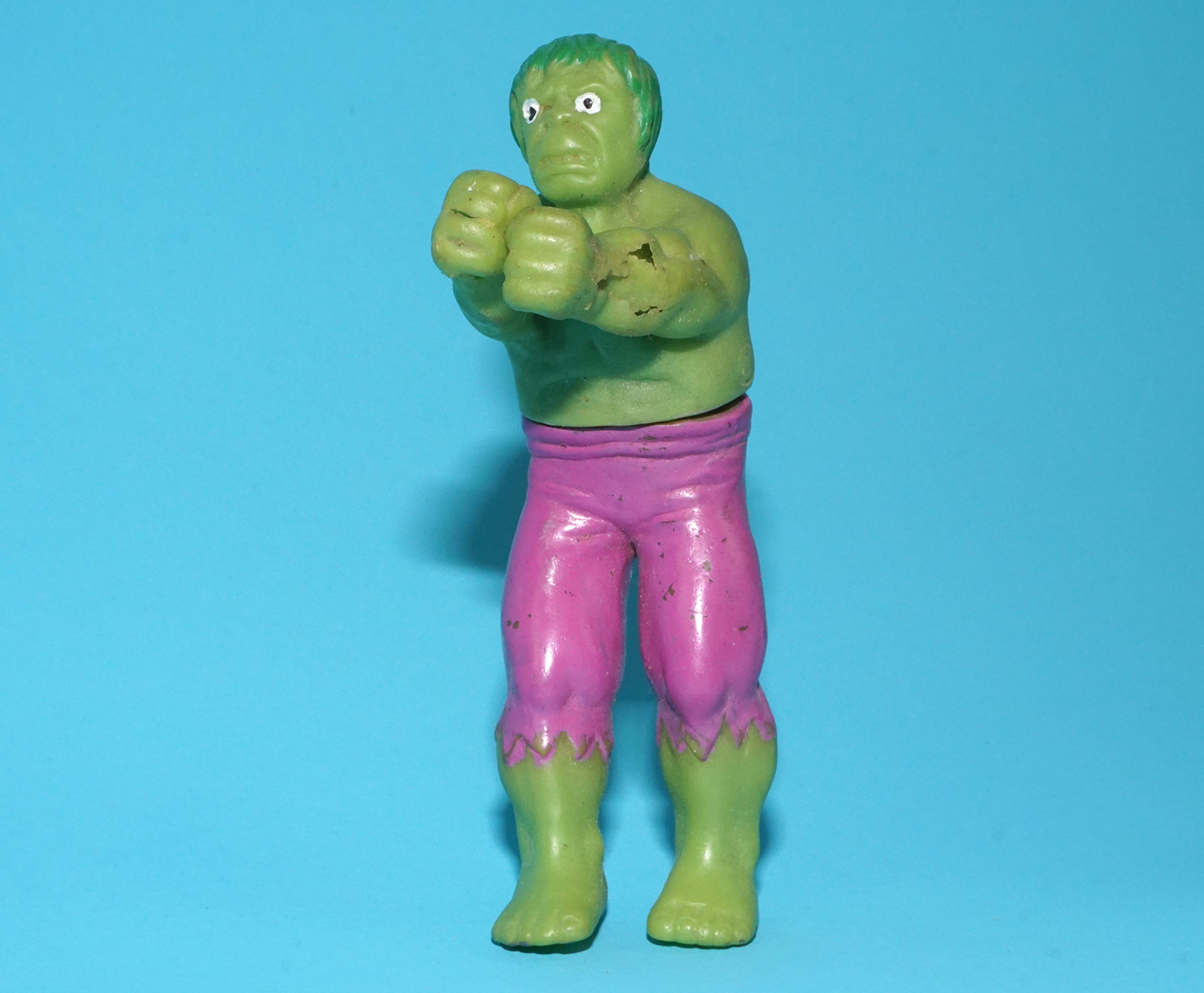 MARVEL SUPER HEROES THE INCREDIBLE HULK CLIP-ON HUGGER PENCIL GRABBER 1980s CLOUDCO - Image 2