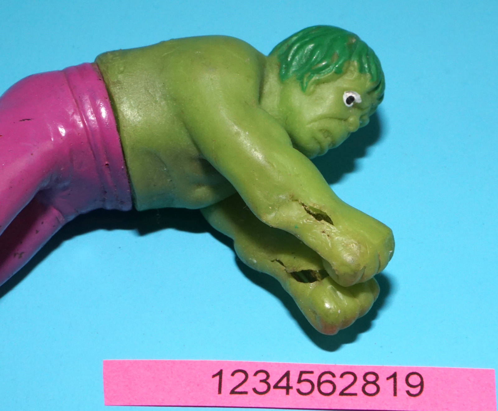 MARVEL SUPER HEROES THE INCREDIBLE HULK CLIP-ON HUGGER PENCIL GRABBER 1980s CLOUDCO - Image 5