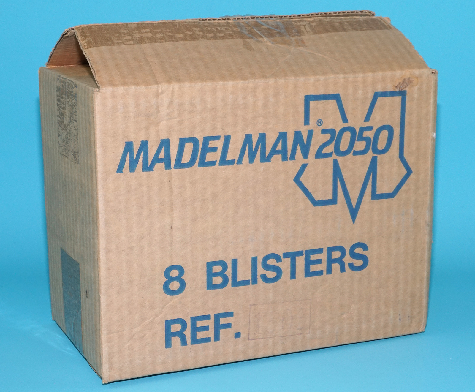 MADELMAN 2050 8 BLISTERS SERIES 1 FULL SET COMPLETE SHIPPER BOX MOC MOSC 1988 EXIN HTF - Image 2