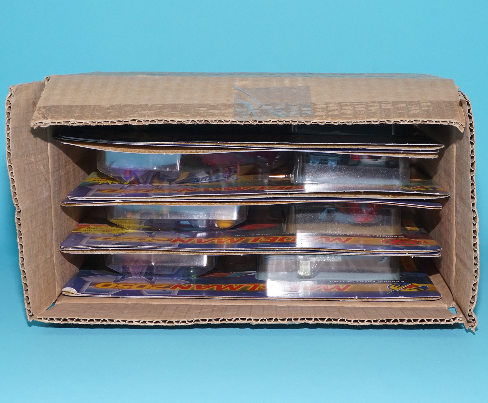 MADELMAN 2050 8 BLISTERS SERIES 1 FULL SET COMPLETE SHIPPER BOX MOC MOSC 1988 EXIN HTF - Image 4