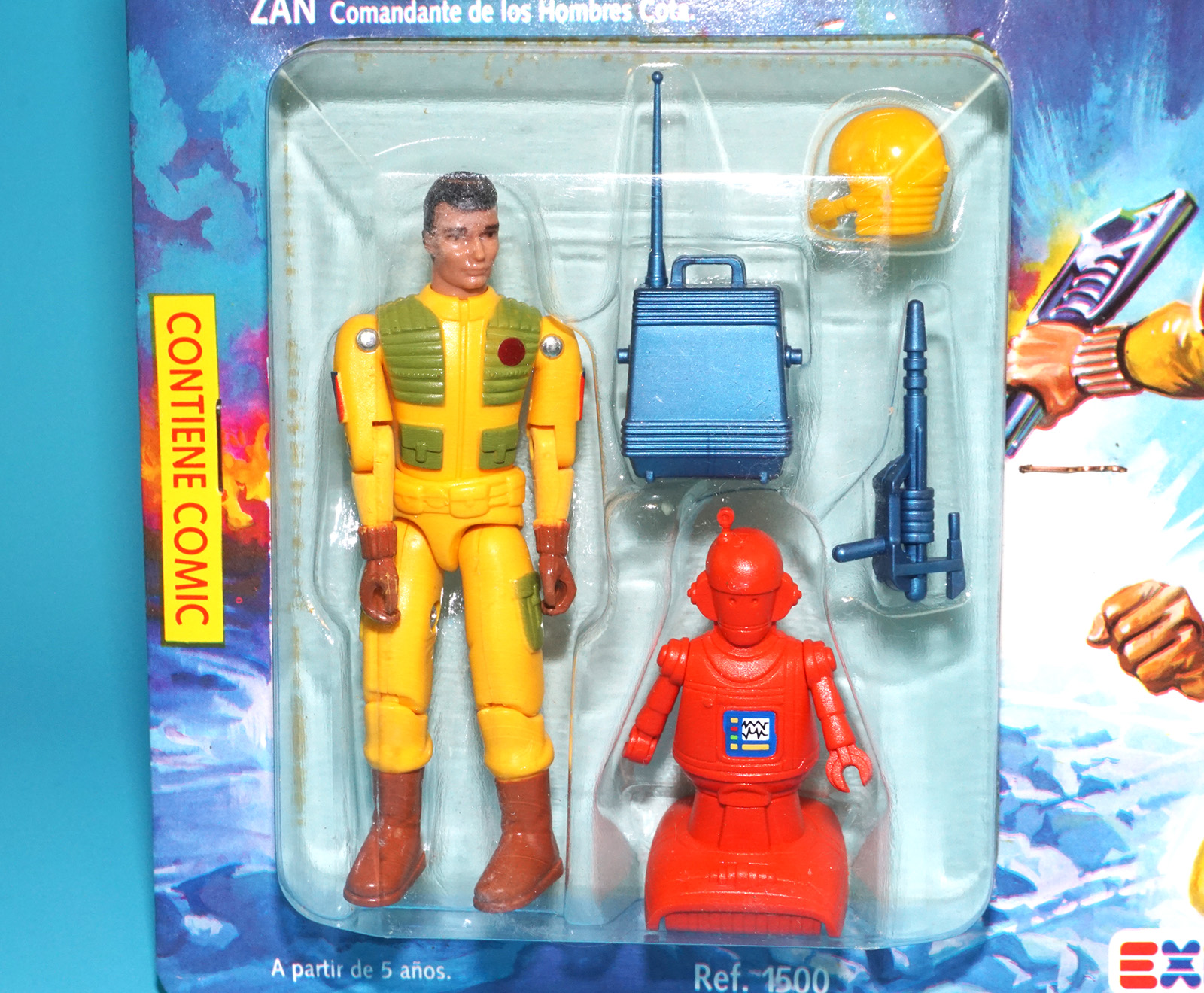 MADELMAN 2050 8 BLISTERS SERIES 1 FULL SET COMPLETE SHIPPER BOX MOC MOSC 1988 EXIN HTF - Image 12