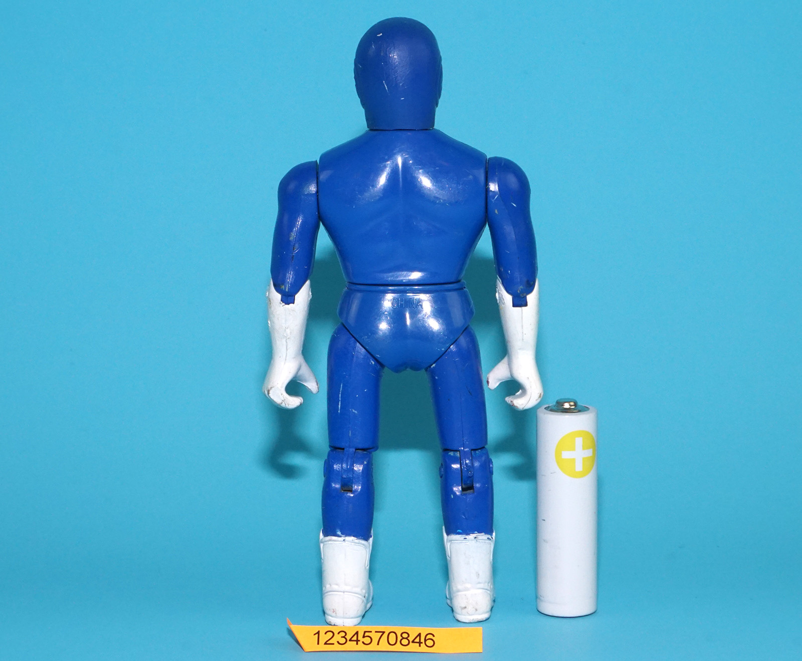 POWER HERO MEGA RANGERS BLUE RANGER 1990s SOMA MMPR KO BOOTLEG - Image 2