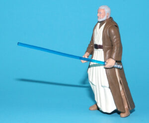 STAR WARS POTF2 BEN OBI-WAN KENOBI LONG SABER 100% COMPLETE 1995 KENNER