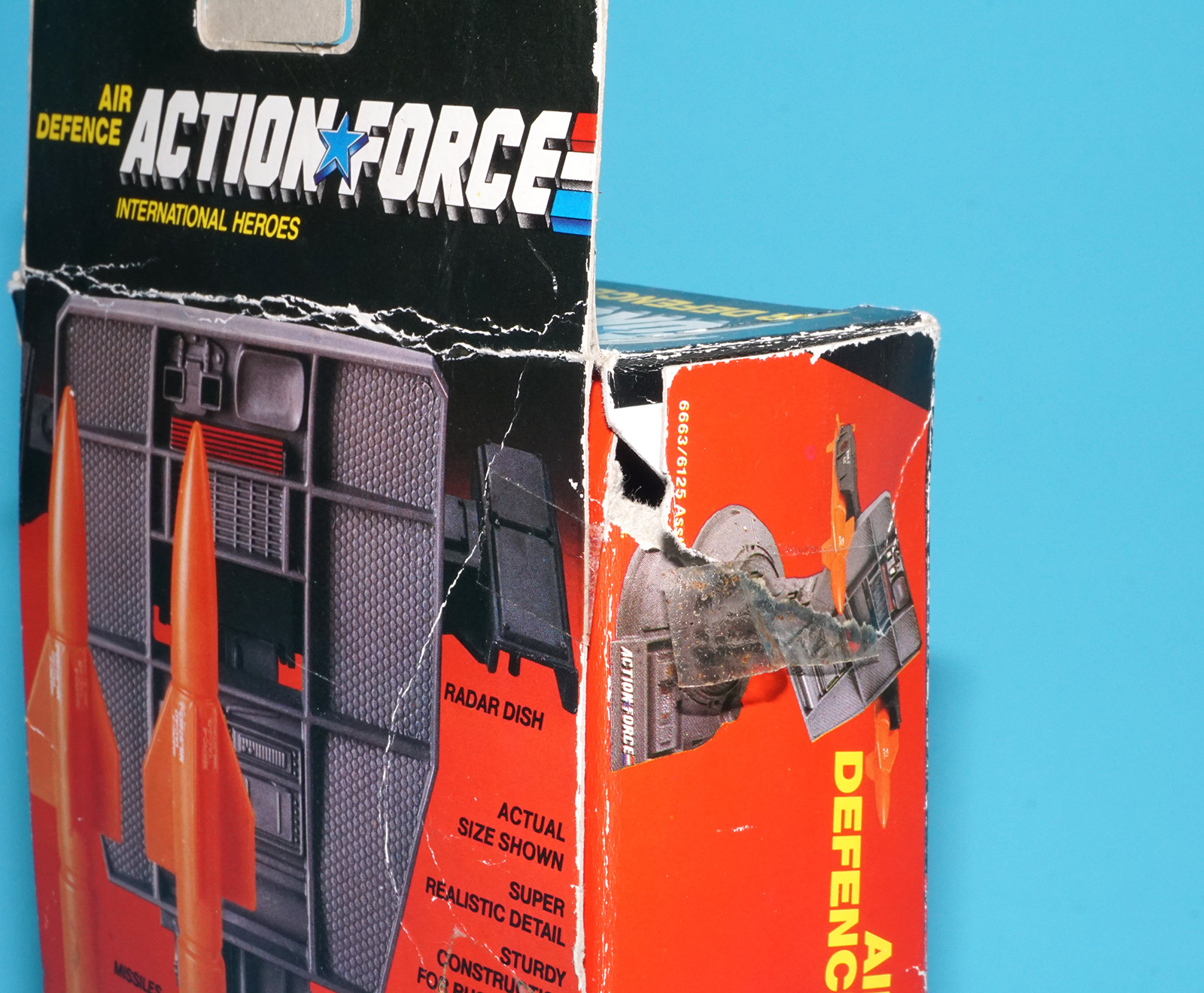 1985 GI JOE AIR DEFENSE BATTLE STATION 100% COMPLETE BOXED ACTION FORCE BOX UK HASBRO - Image 8