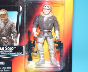 STAR WARS POTF2 HAN SOLO HOTH GEAR MOC MOSC US CARD 1995 KENNER