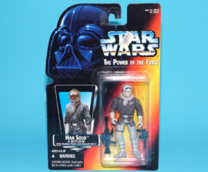 STAR WARS POTF2 HAN SOLO HOTH GEAR MOC MOSC US CARD 1995 KENNER