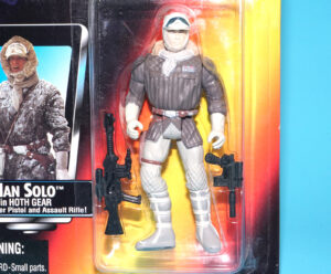 STAR WARS POTF2 HAN SOLO HOTH GEAR MOC MOSC US CARD 1995 KENNER