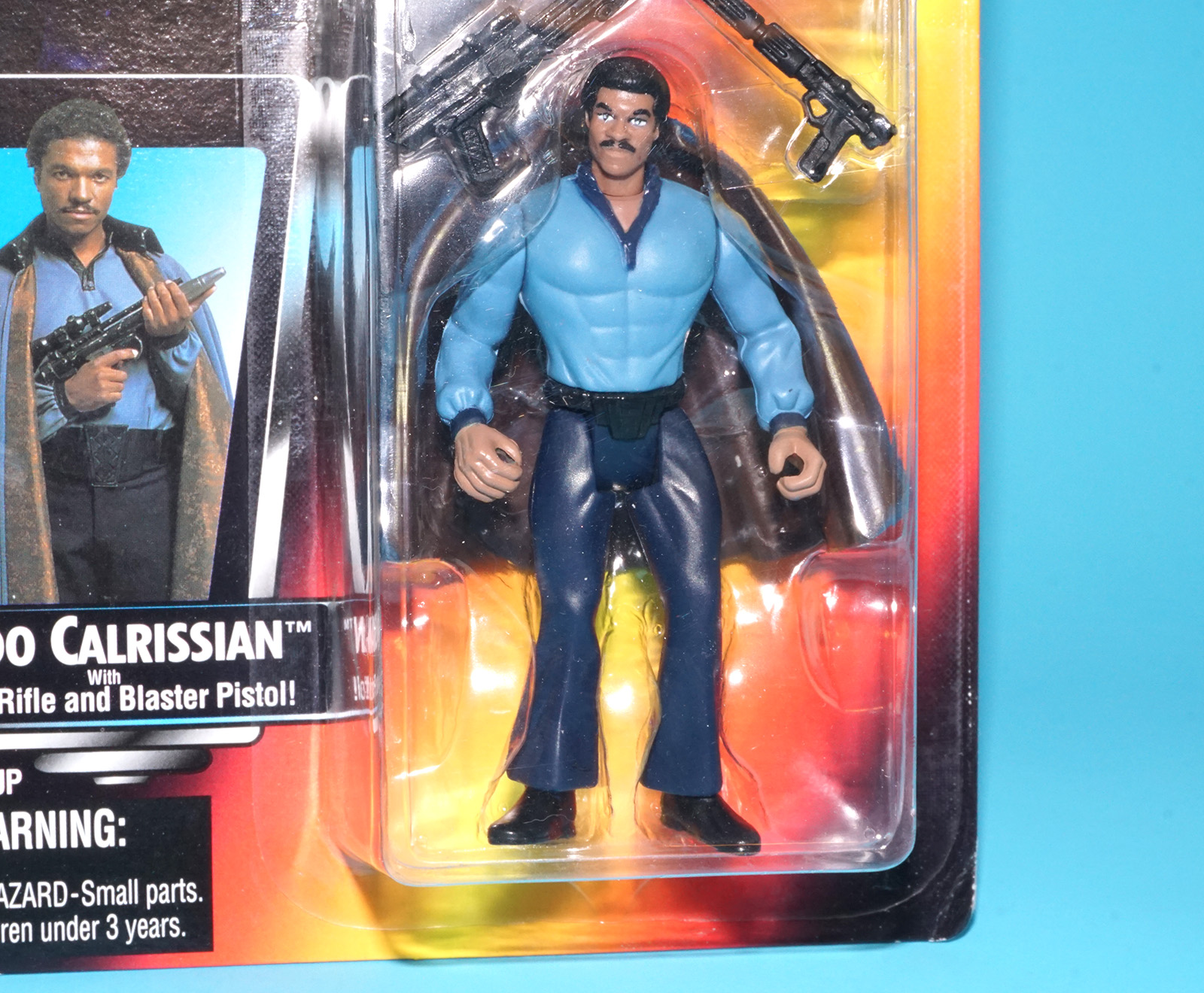 STAR WARS POTF2 LANDO CALRISSIAN MOC MOSC US CARD 1995 KENNER - Image 2