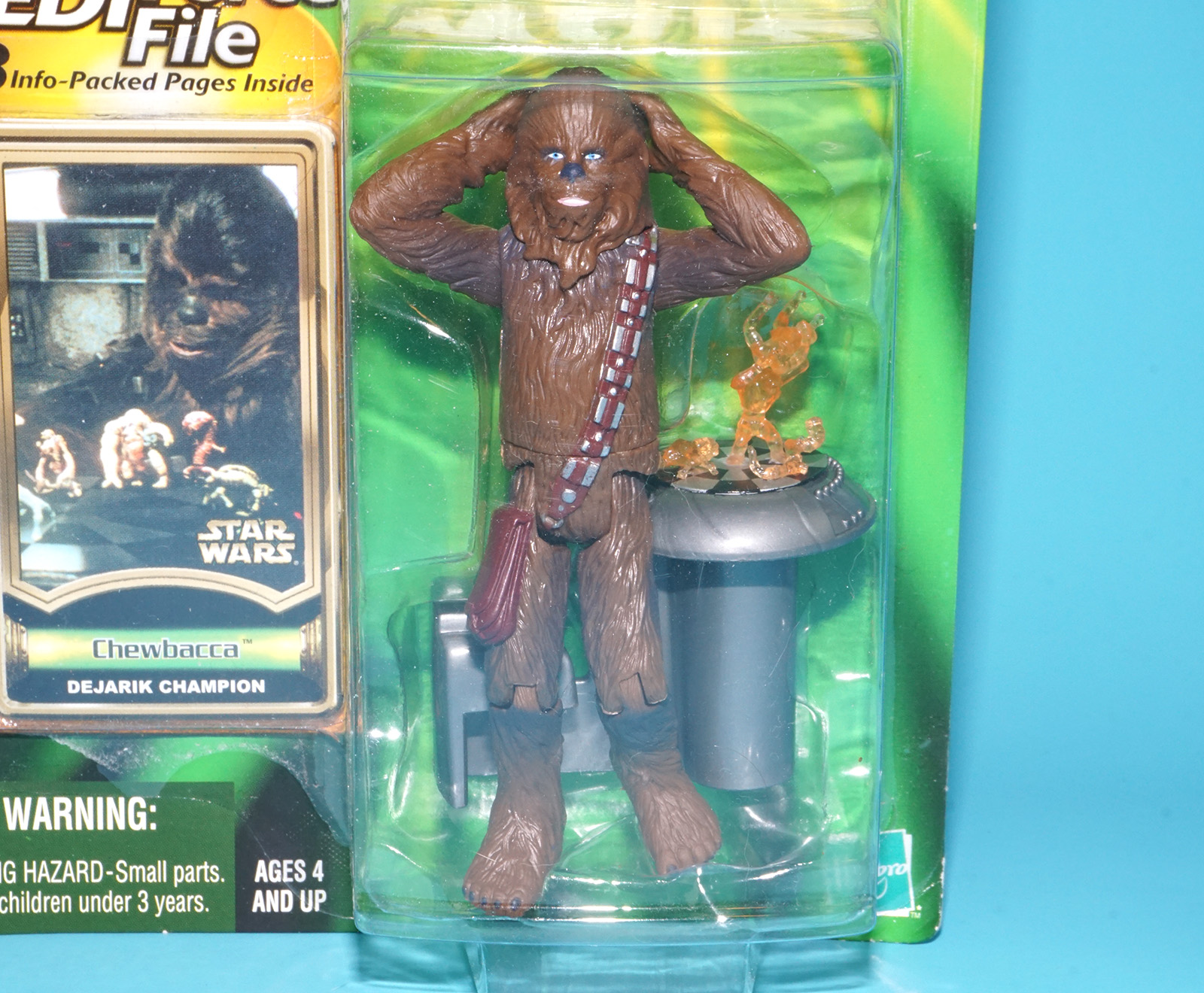 STAR WARS POTJ CHEWBACCA DEJARIK CHAMPION MOC MOSC 2000 HASBRO - Image 2