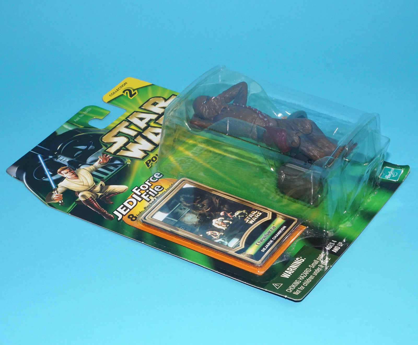 STAR WARS POTJ CHEWBACCA DEJARIK CHAMPION MOC MOSC 2000 HASBRO - Image 3