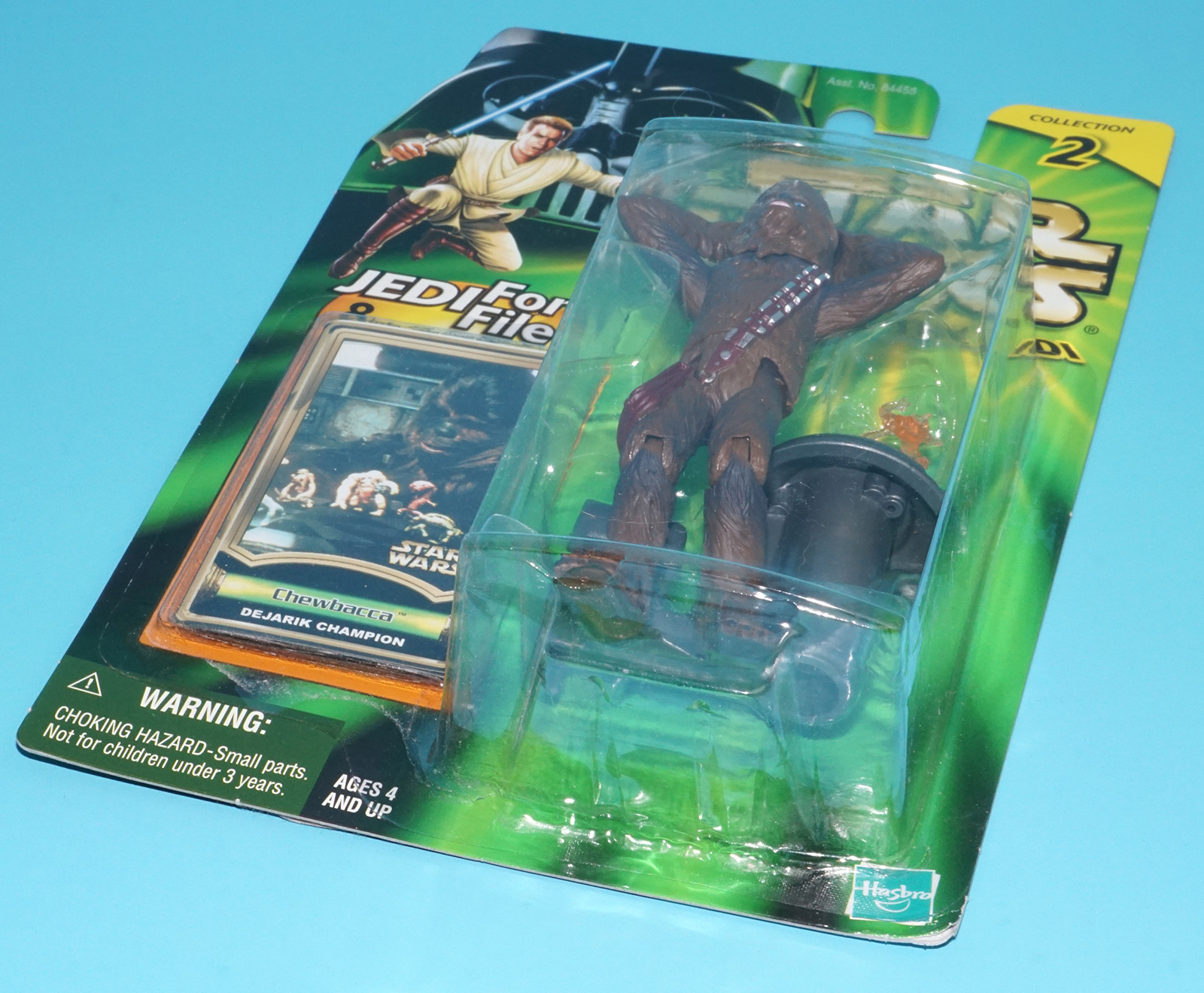 STAR WARS POTJ CHEWBACCA DEJARIK CHAMPION MOC MOSC 2000 HASBRO - Image 6