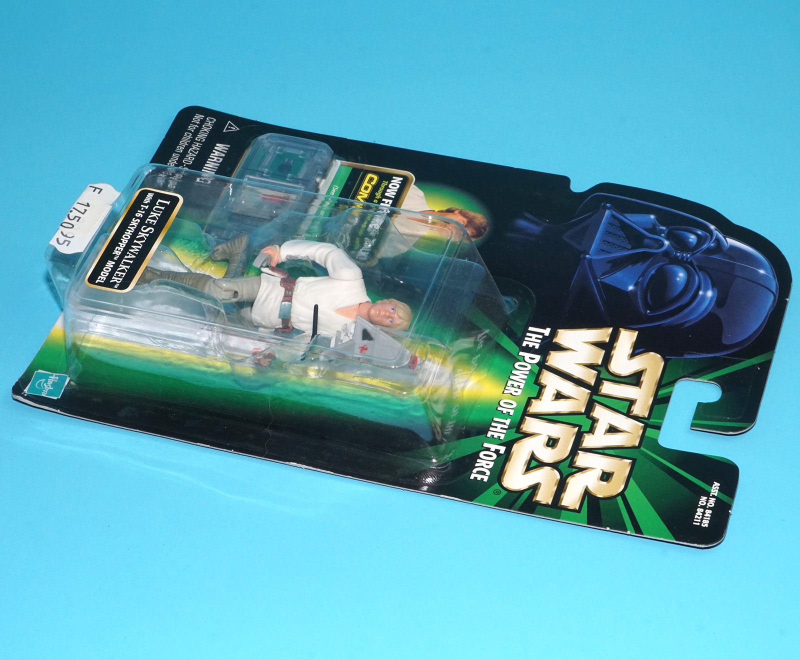 STAR WARS POTF2 LUKE SKYWALKER & T-16 SKYHOPPER MODEL MOC MOSC US COMMTECH CARD 1999 HASBRO - Image 5