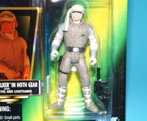 STAR WARS POTF2 LUKE SKYWALKER IN HOTH GEAR MOC MOSC US CARD 1996 KENNER