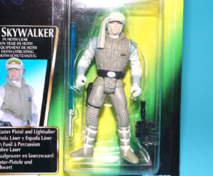 STAR WARS POTF2 LUKE SKYWALKER IN HOTH GEAR MOC MOSC EURO CARD 1996 KENNER