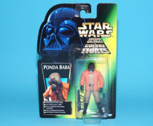STAR WARS POTF2 PONDA BABA WALRUSMAN MOC MOSC EURO CARD 1996 KENNER