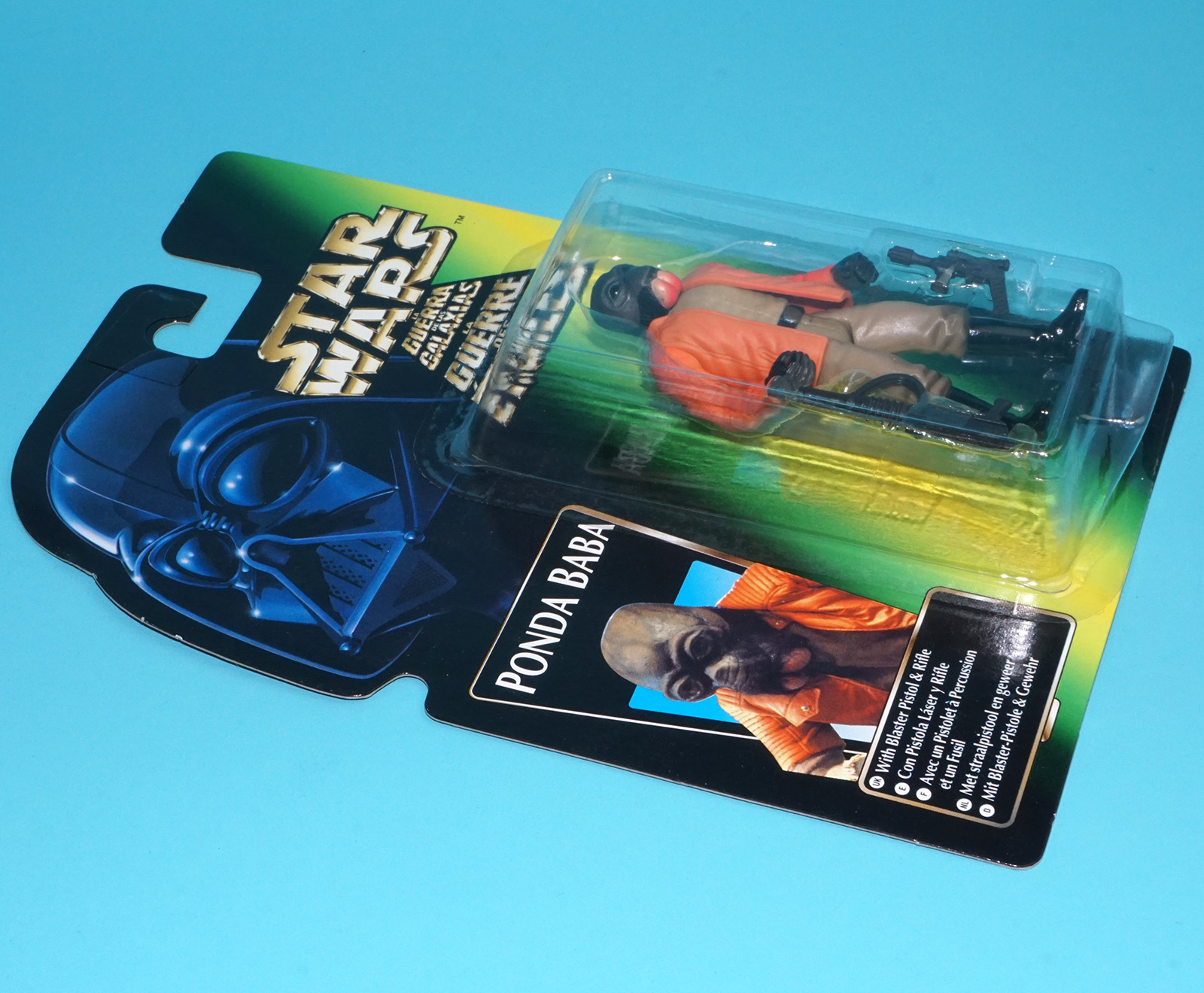 STAR WARS POTF2 PONDA BABA WALRUSMAN MOC MOSC EURO CARD 1996 KENNER - Image 3