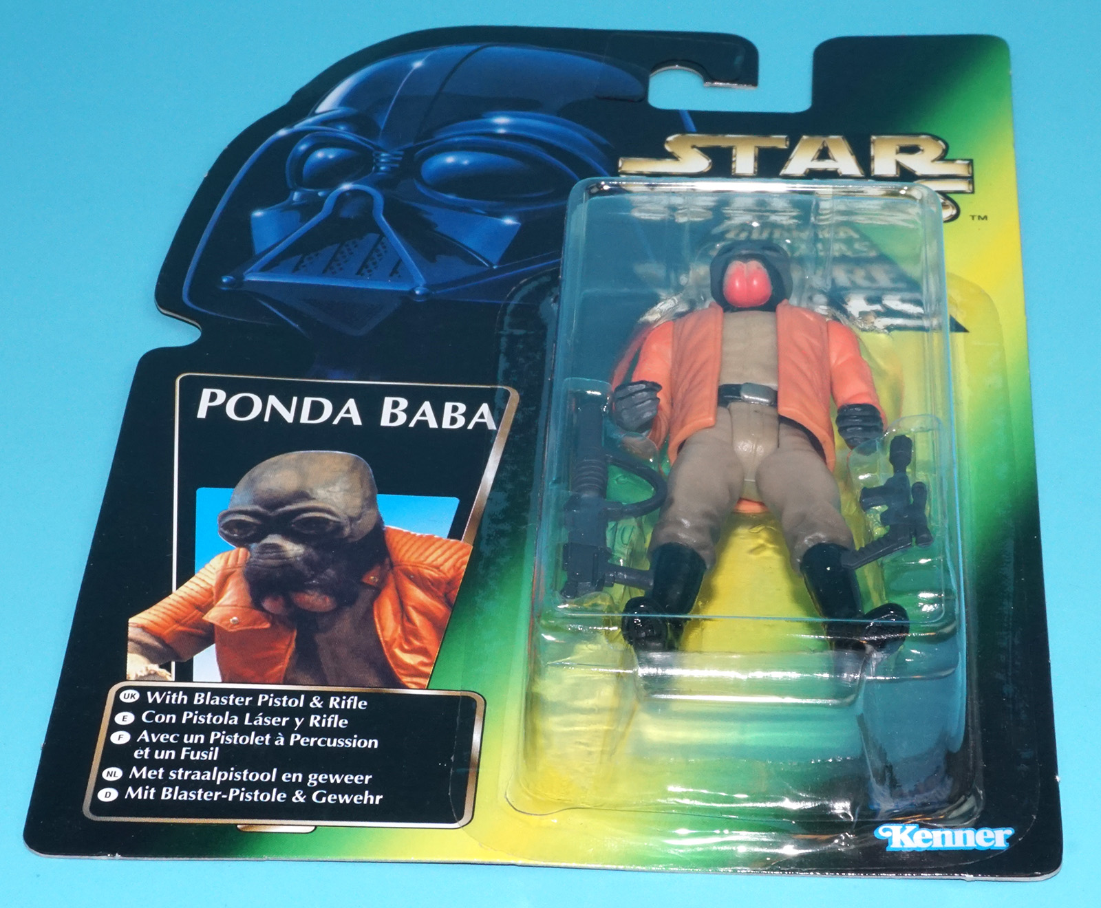 STAR WARS POTF2 PONDA BABA WALRUSMAN MOC MOSC EURO CARD 1996 KENNER - Image 6