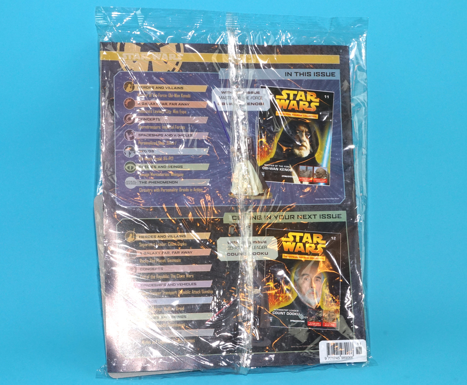 STAR WARS OFFICIAL FIGURINE COLLECTION #11 OBI-WAN KENOBI MISB SEALED 2005 DEAGOSTINI - Image 4