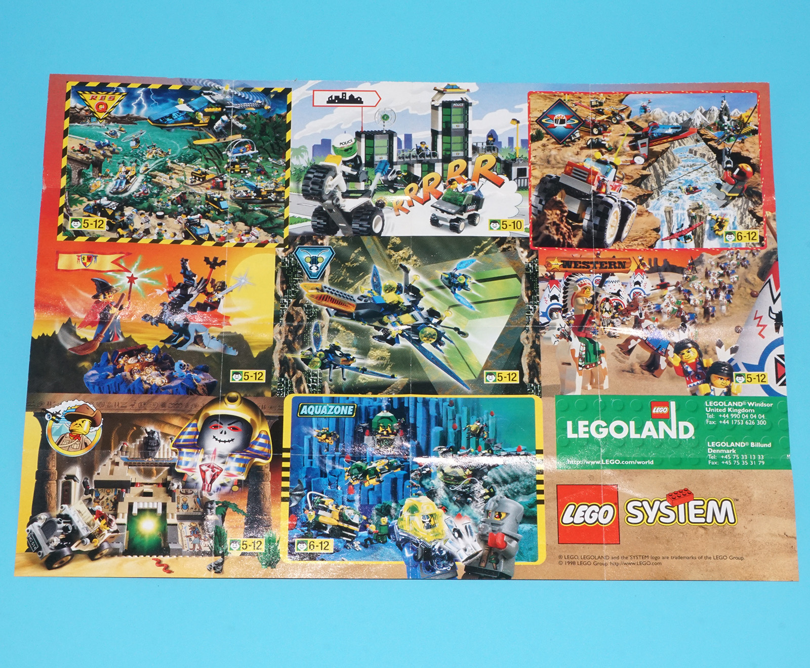 LEGO CATALOG 1998 MINI FOLDOUT EXTREME TEAM REF 4112657-IN LEGO GROUP - Image 3