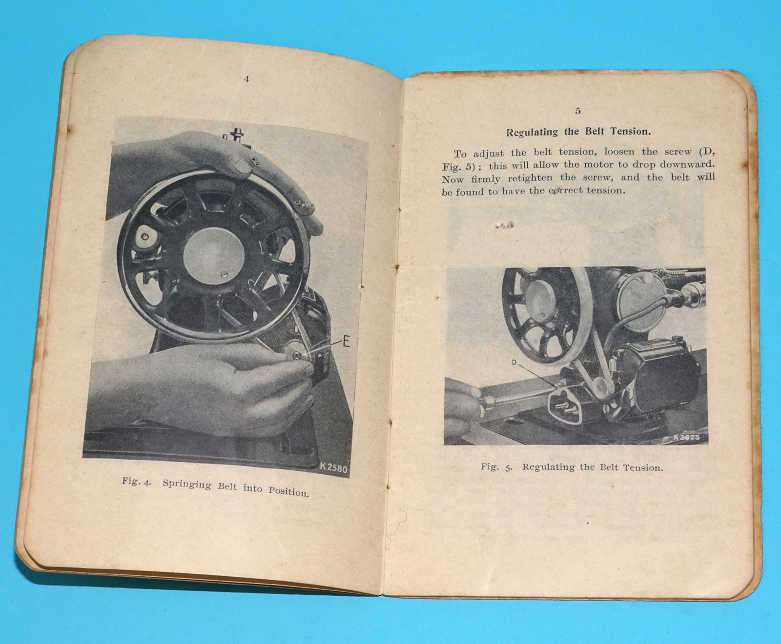 SINGER SEWING MACHINES INSTRUCTIONS B.U.K. ELECTRIC MOTORS 1928 SINGER MANUFACTURING CO - Image 4