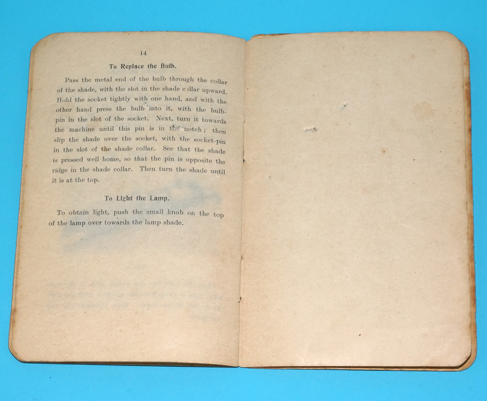 SINGER SEWING MACHINES INSTRUCTIONS B.U.K. ELECTRIC MOTORS 1928 SINGER MANUFACTURING CO - Image 9