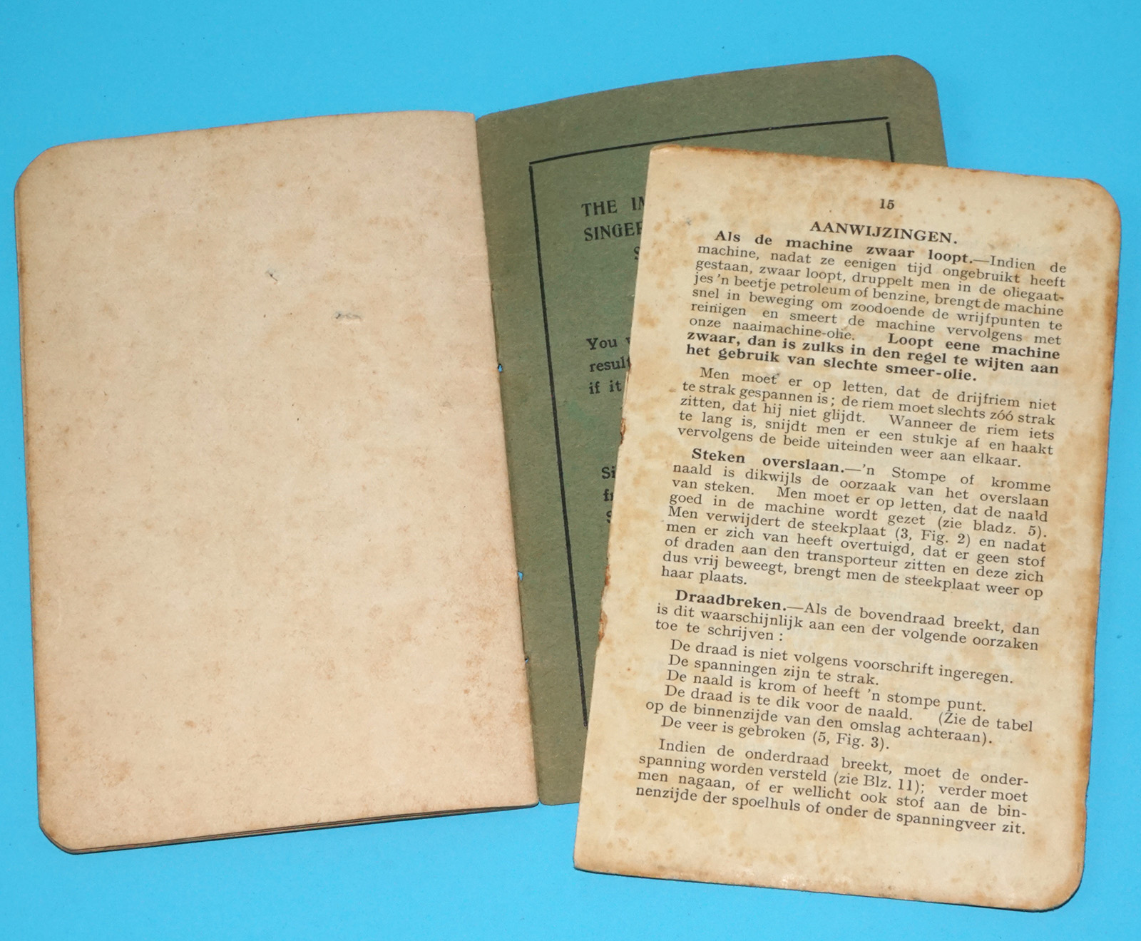 SINGER SEWING MACHINES INSTRUCTIONS B.U.K. ELECTRIC MOTORS 1928 SINGER MANUFACTURING CO - Image 12