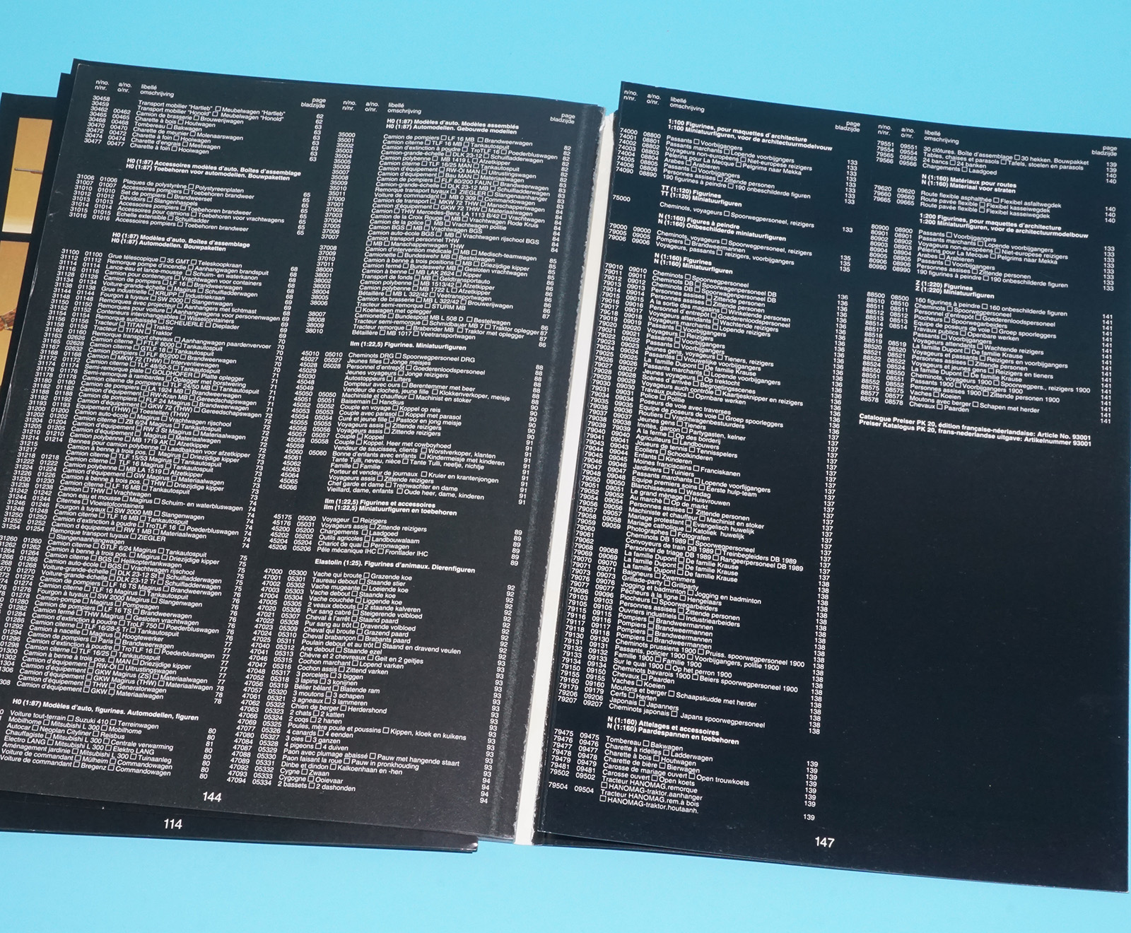 PREISER 1991 CATALOG PK20 TRAIN FIGURES MINIATURES HO N CATALOGUE KATALOG ELASTOLIN - Image 8
