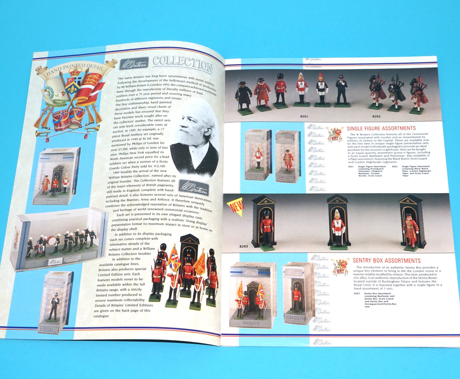BRITAINS TOY CATALOG 1989 W. BRITAIN COLLECTION CATALOGUE KATALOG A4 ...