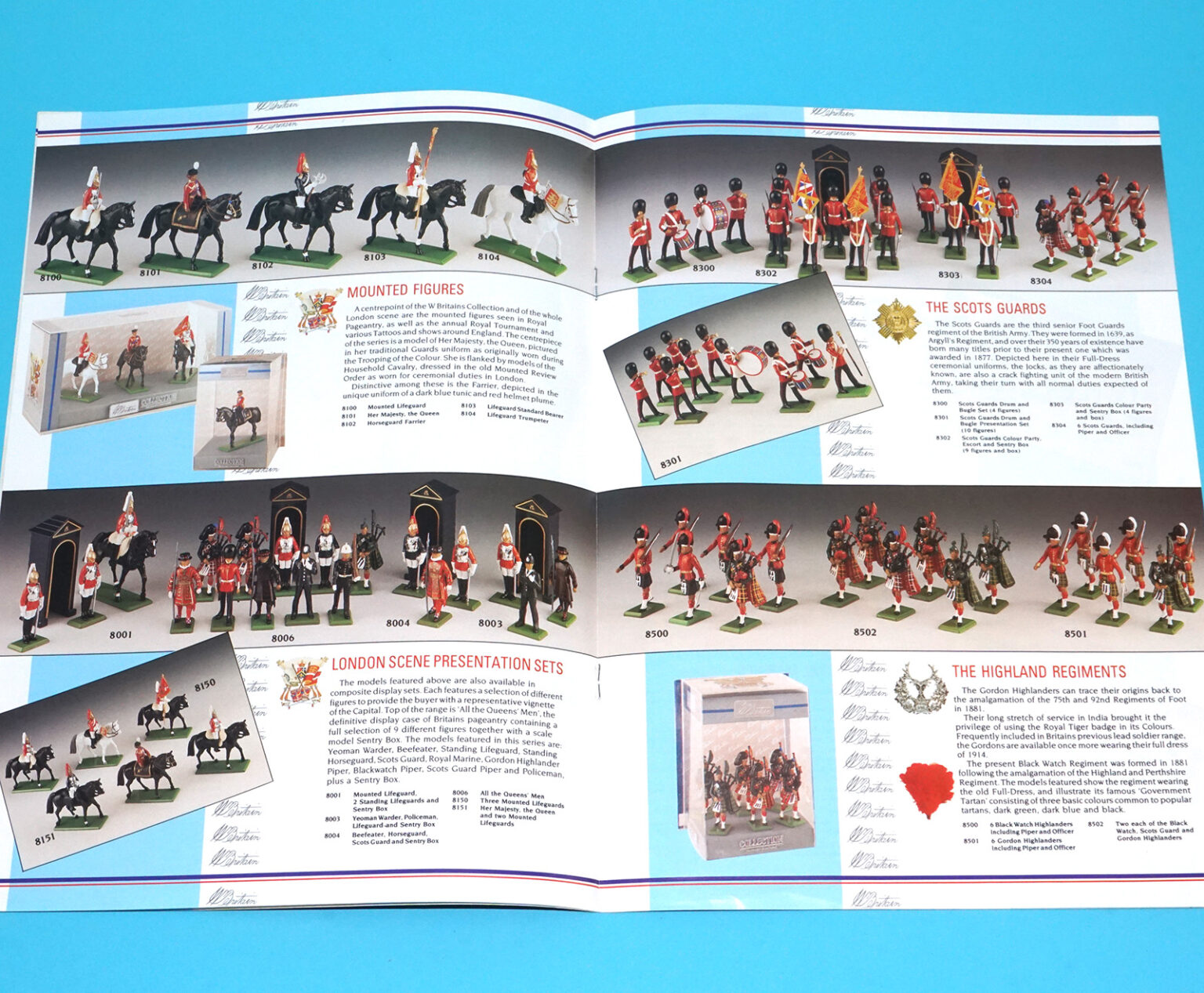BRITAINS TOY CATALOG 1989 W. BRITAIN COLLECTION CATALOGUE KATALOG A4 ...