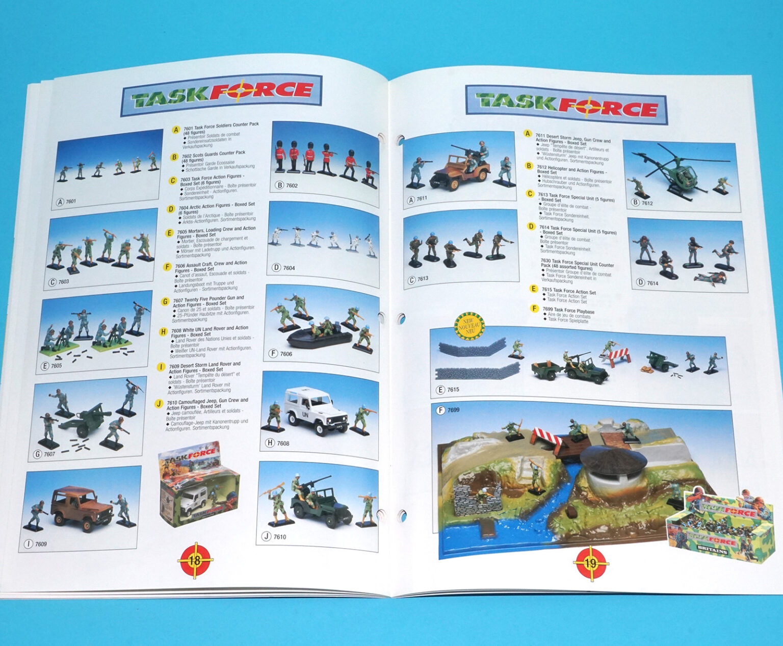 BRITAINS TOY CATALOG 1995 TRADE CATALOGUE KATALOG A4 SIZE - Boonsart shop