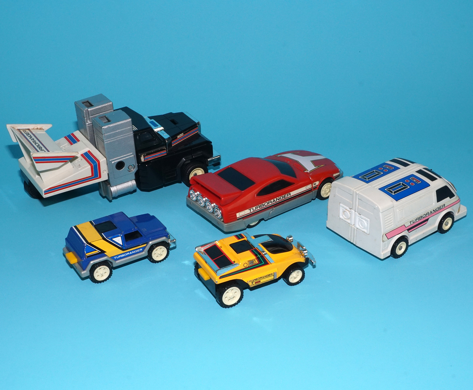 SUPER SENTAI TURBORANGER DX TURBO ROBO BOXED JAPANESE BOX 1989 BANDAI POWER RANGERS CHOGOKIN READ - Image 16