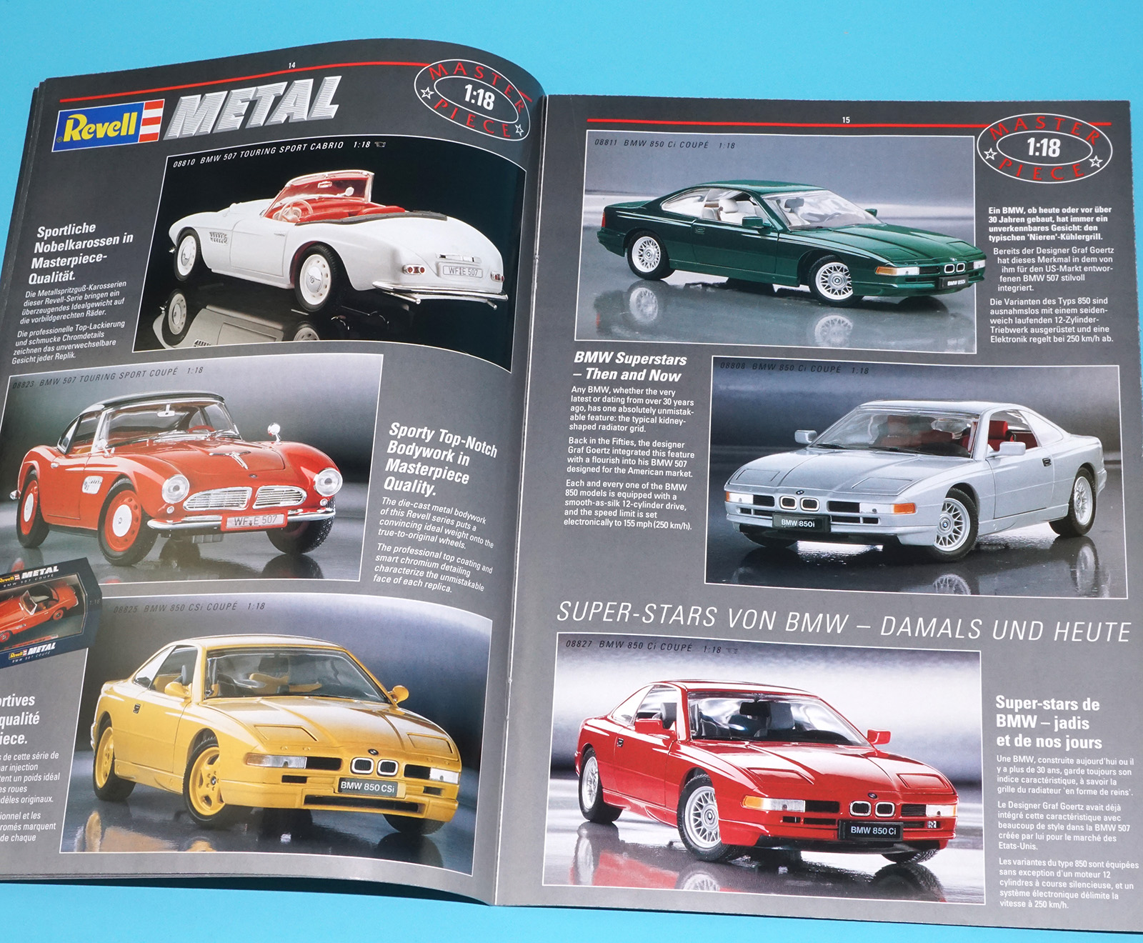 REVELL 1994 CATALOG '94/'95 HOBBY MODEL KIT KATALOG CATALOGUE METAL MODELS EURO - Image 4