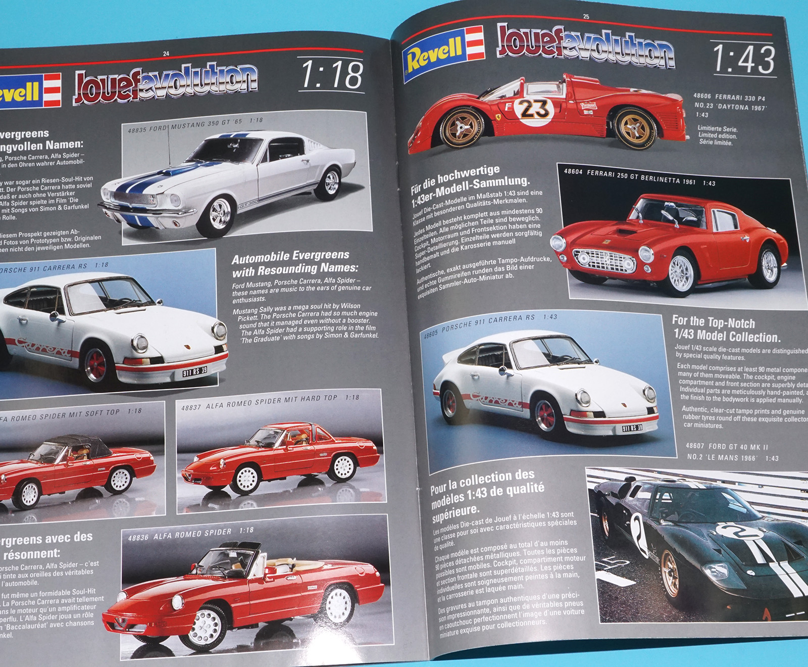 REVELL 1994 CATALOG '94/'95 HOBBY MODEL KIT KATALOG CATALOGUE METAL MODELS EURO - Image 7