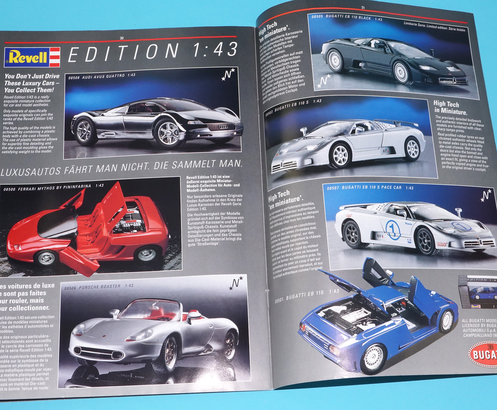 REVELL 1994 CATALOG '94/'95 HOBBY MODEL KIT KATALOG CATALOGUE