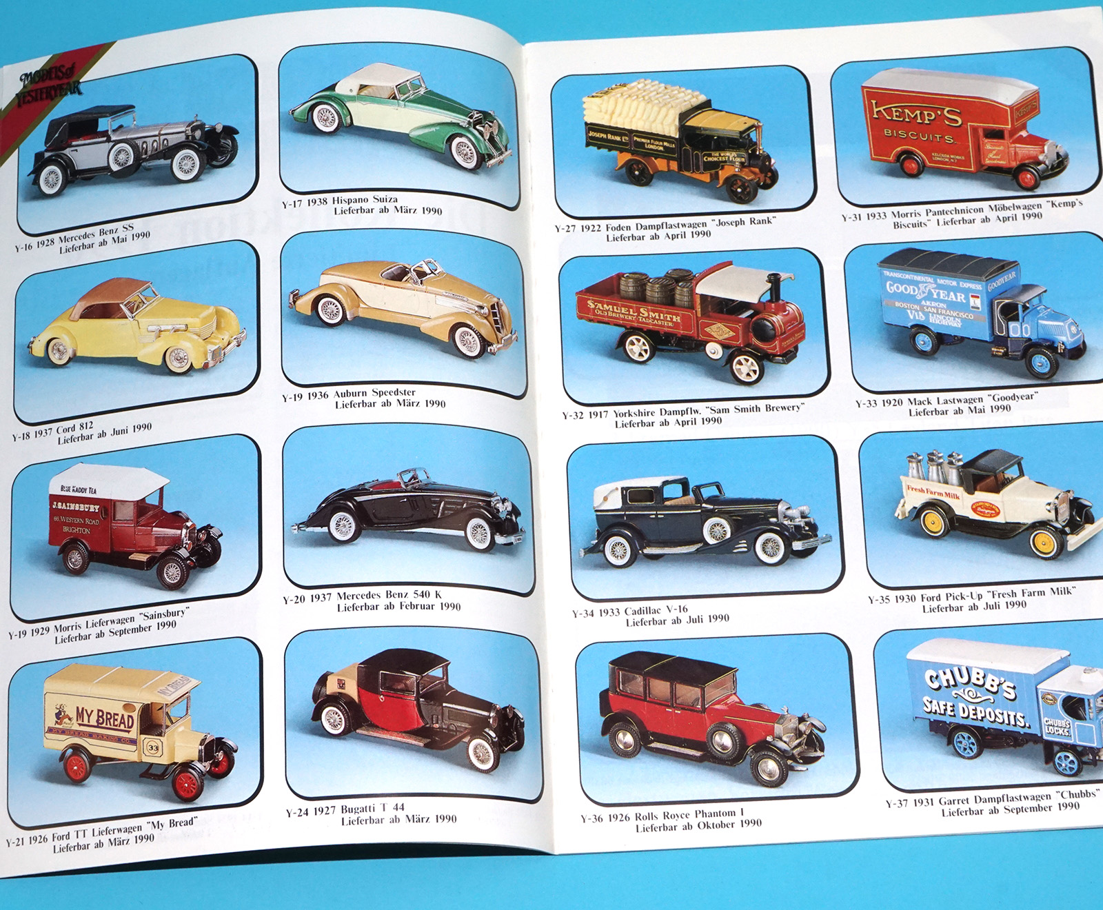 MATCHBOX TOY CATALOG 1990 YESTERYEAR DINKY COLLECTION A5 SIZE CATALOGUE KATALOG GERMAN - Image 3