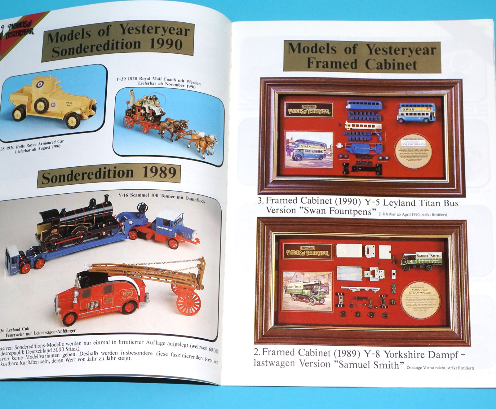 MATCHBOX TOY CATALOG 1990 YESTERYEAR DINKY COLLECTION A5 SIZE CATALOGUE KATALOG GERMAN - Image 4