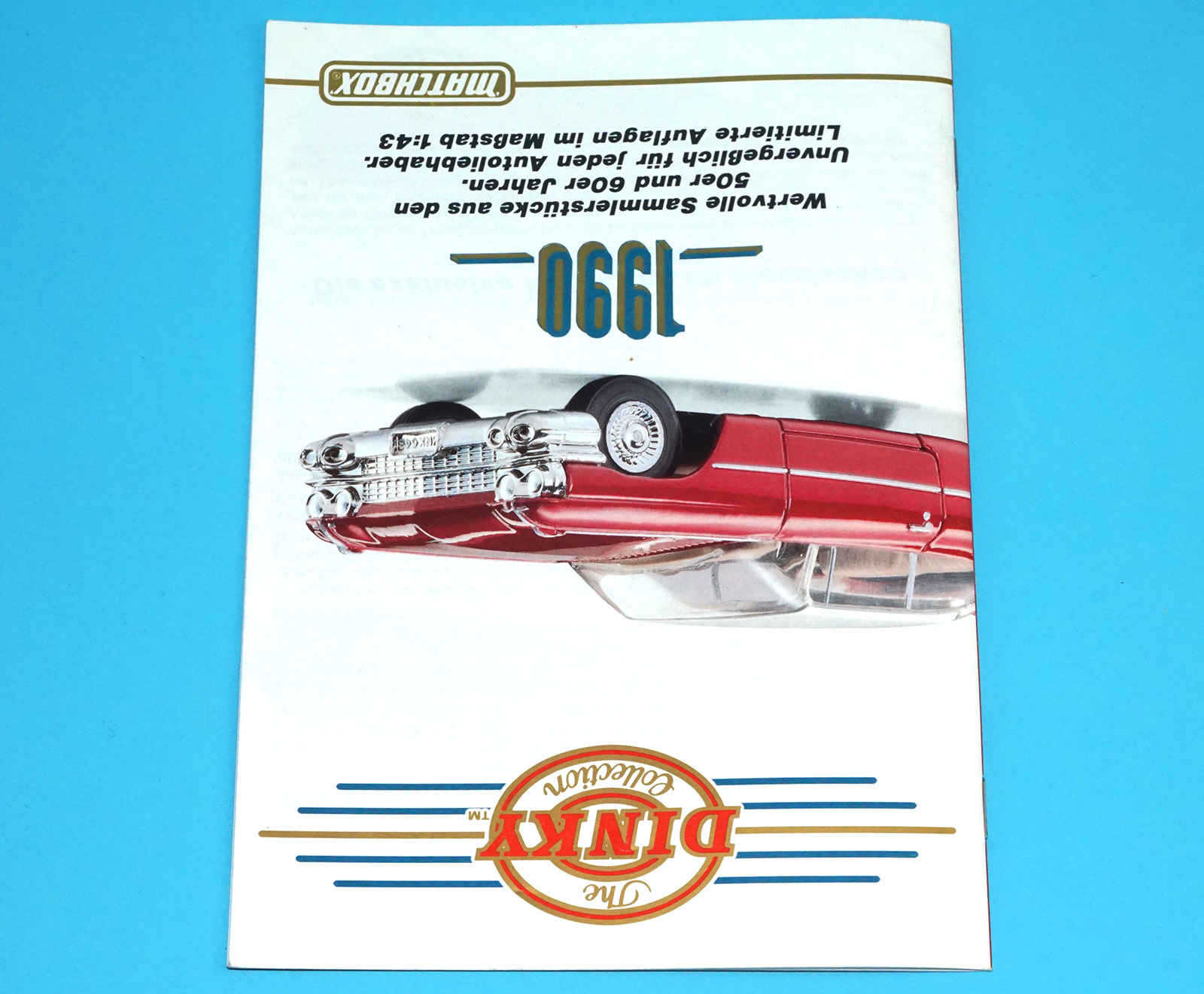 MATCHBOX TOY CATALOG 1990 YESTERYEAR DINKY COLLECTION A5 SIZE CATALOGUE KATALOG GERMAN - Image 9