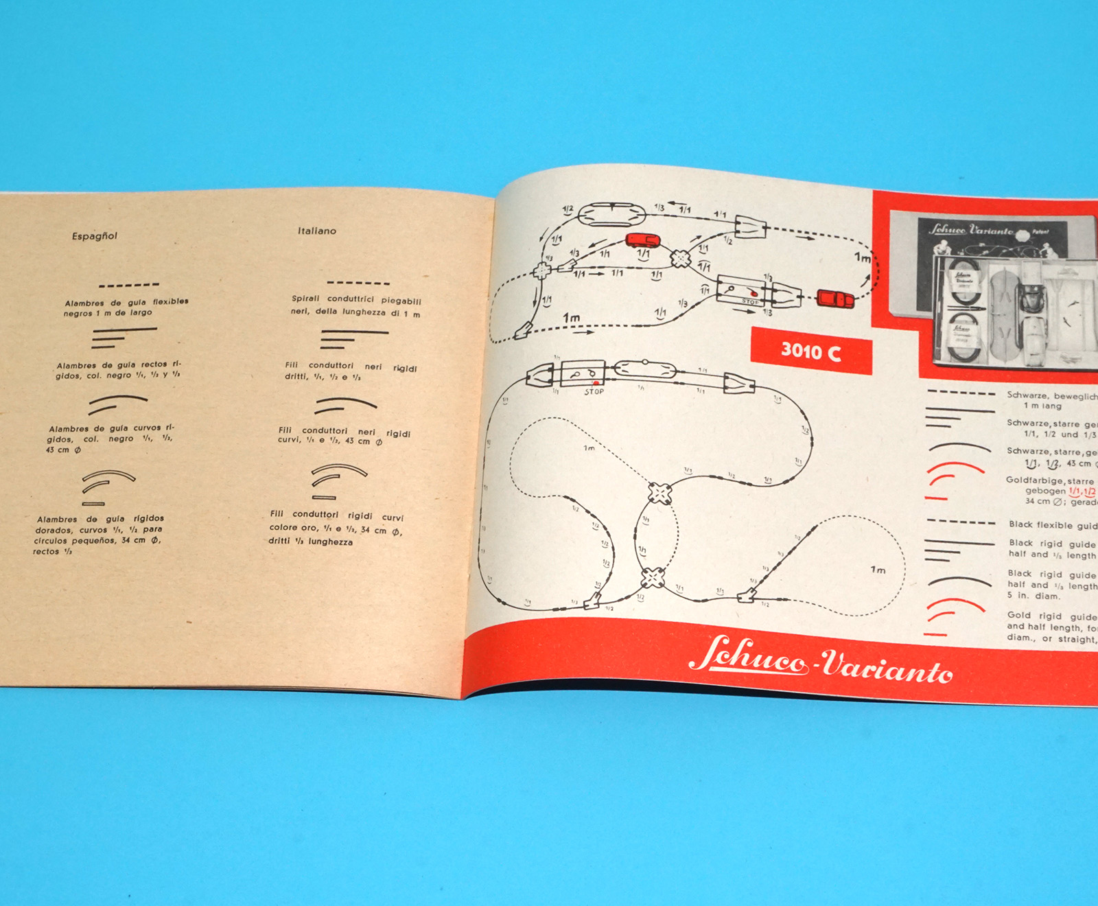 SCHUCO VARIANTO TOY CATALOG 1960s CATALOGUE KATALOG FOLDOUT GERMAN ENGLISH - Image 6