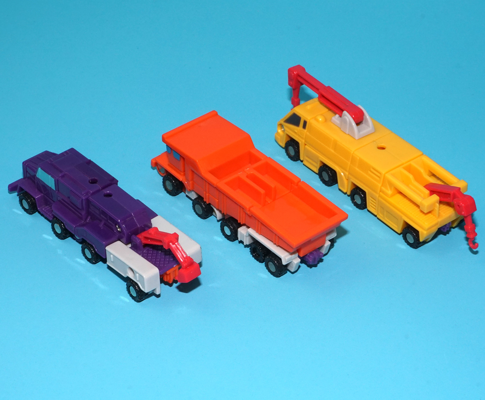 TRANSFORMERS G1 MICROMASTER CONSTRUCTOR SQUAD 100% COMPLETE & ORIGINAL 1990 HASBRO - Image 3