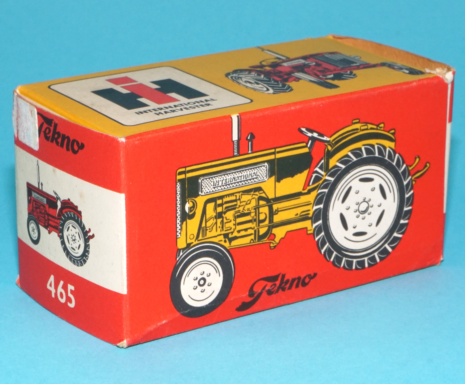 TEKNO #465 MCCORMICK INTERNATIONAL TRACTOR COMPLETE BOXED ORIGINAL BOX 1970s DENMARK - Image 4