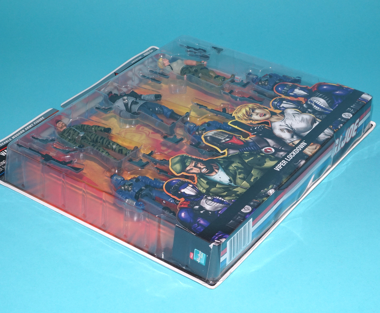 2006 GI JOE VIPER LOCKDOWN MOC MOSC GI JANE COBRA INTERROGATOR VIPER 6-PACK HASBRO DTC - Image 9