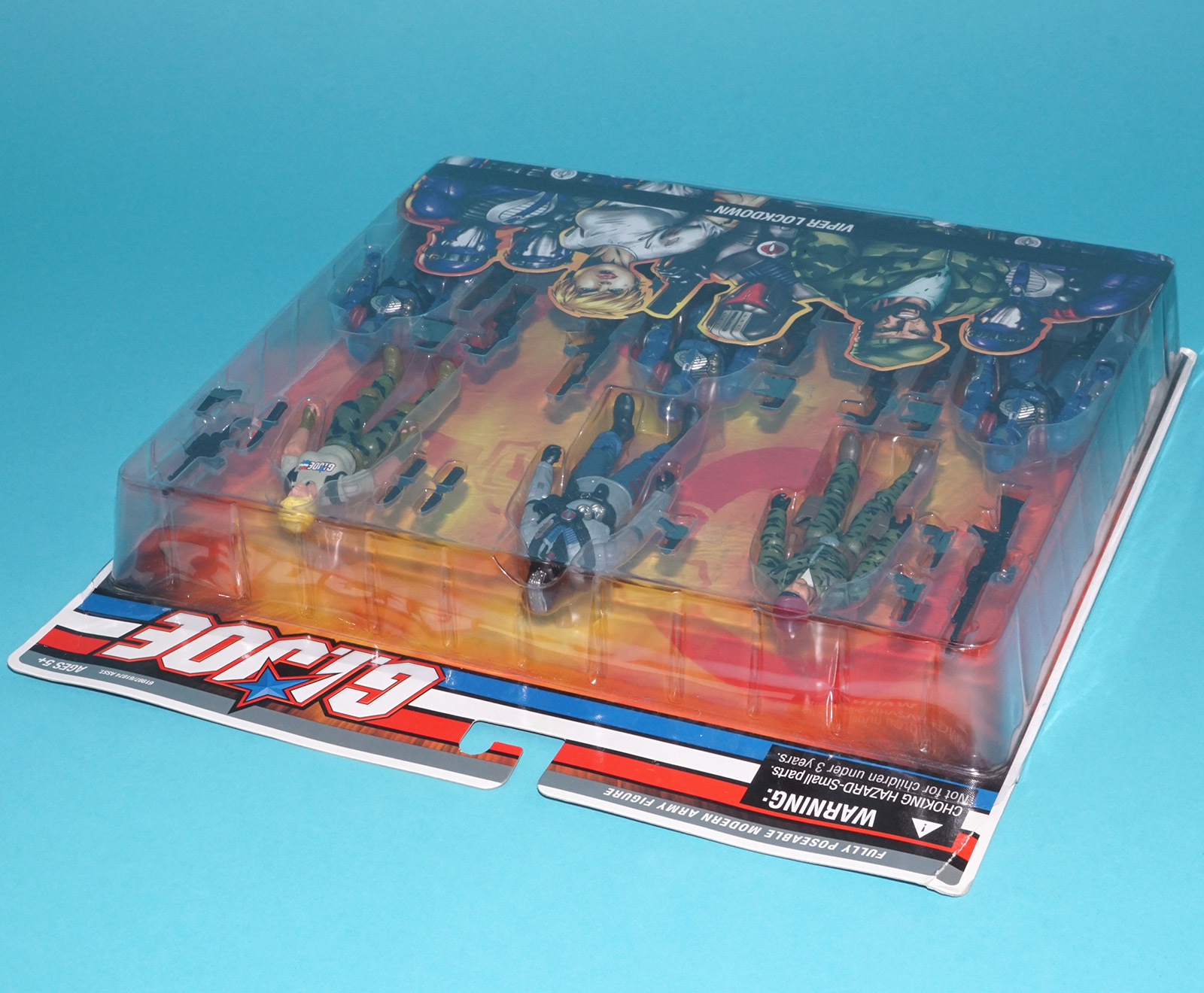 2006 GI JOE VIPER LOCKDOWN MOC MOSC GI JANE COBRA INTERROGATOR VIPER 6-PACK HASBRO DTC - Image 10