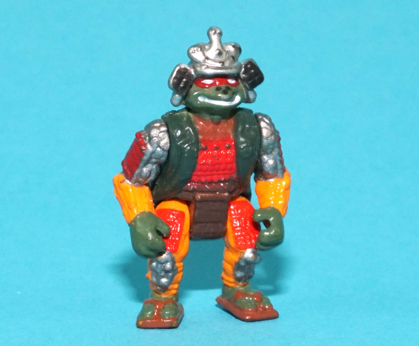 TMNT TEENAGE MUTANT NINJA TURTLES ORIGINAL SPARE PART MINI MUTANTS MOVIE III SAMURAI RAPH FIGURE 1995 PLAYMATES - Image 2