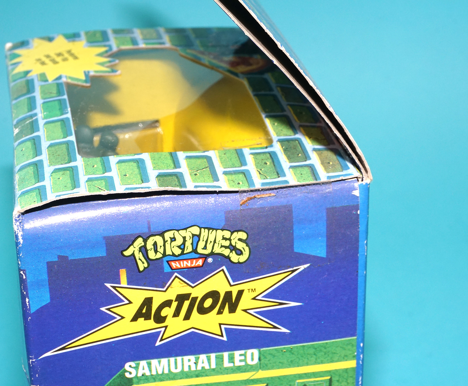 TMNT TEENAGE MUTANT NINJA TURTLES NINJA ACTION SAMURAI LEO MIB MISB SEALED EURO HERO BOX 1993 PLAYMATES IDEAL - Image 8